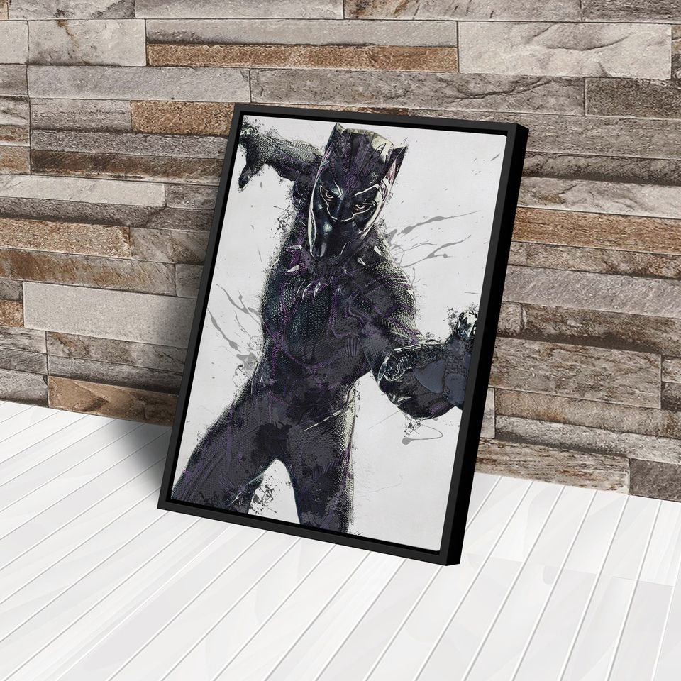 Black Panther Poster Marvel Superhero Comics Posters