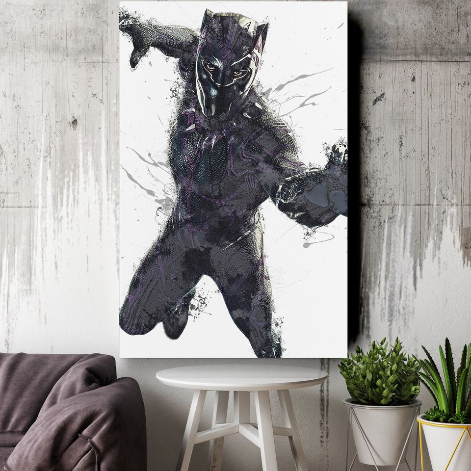 Black Panther Poster Marvel Superhero Comics Posters