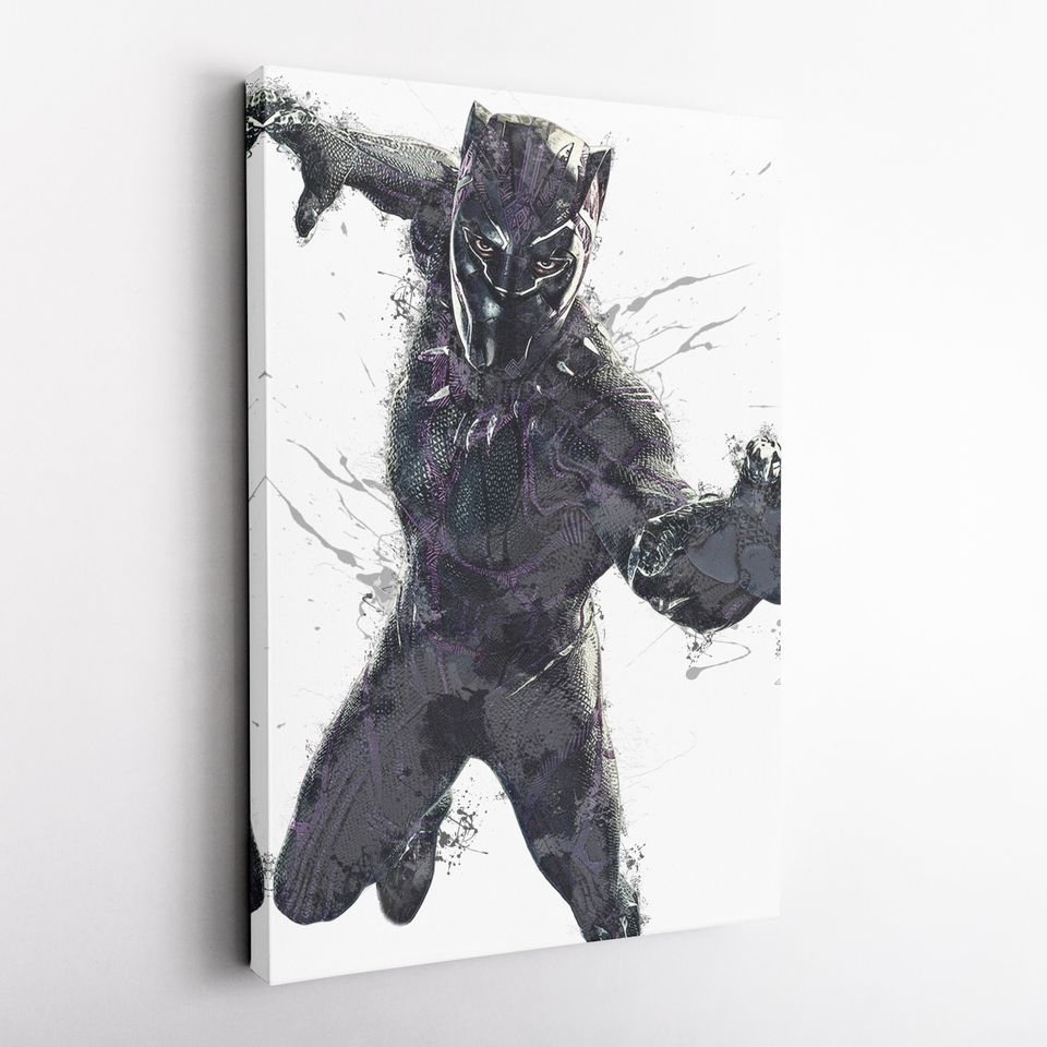 Black Panther Poster Marvel Superhero Comics Posters