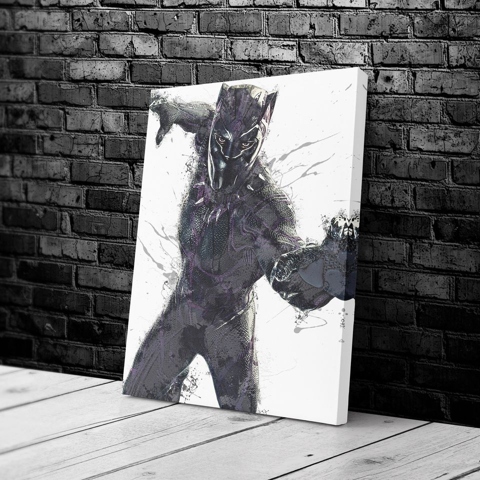 Black Panther Poster Marvel Superhero Comics Posters