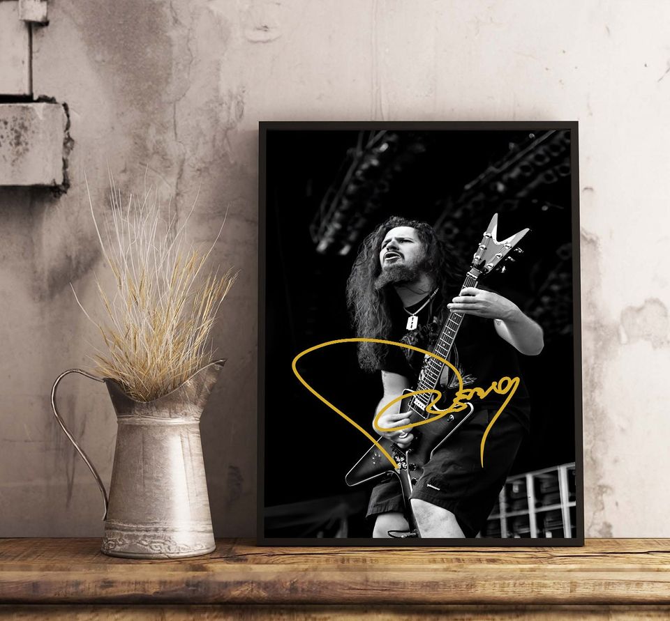 Mayhem Skull Dimebag Darrell Memorial Signature Poster