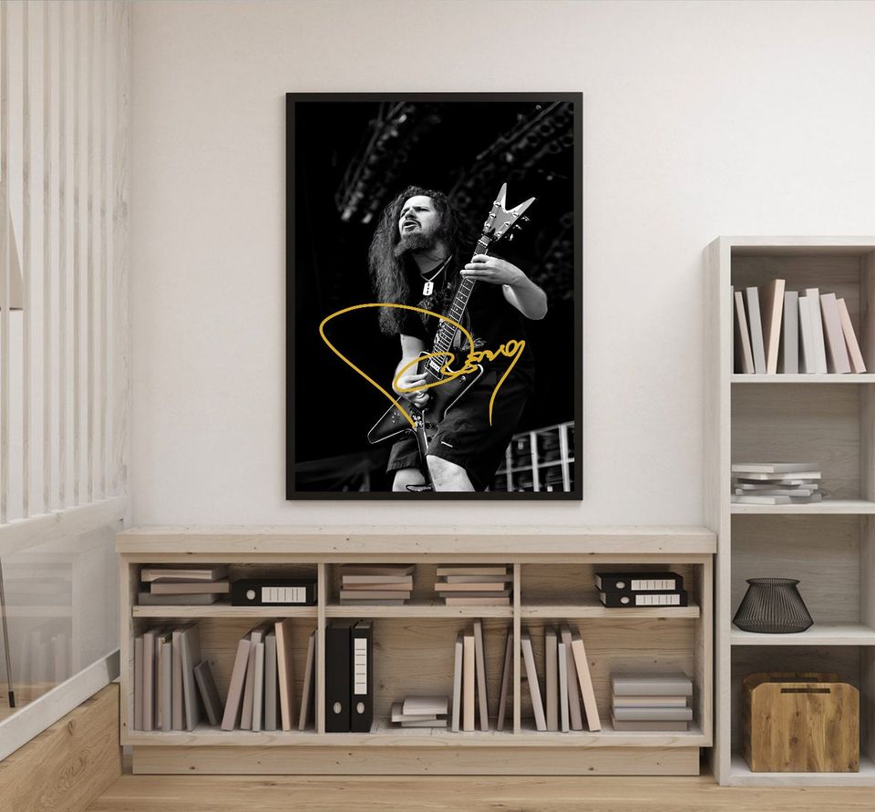 Mayhem Skull Dimebag Darrell Memorial Signature Poster