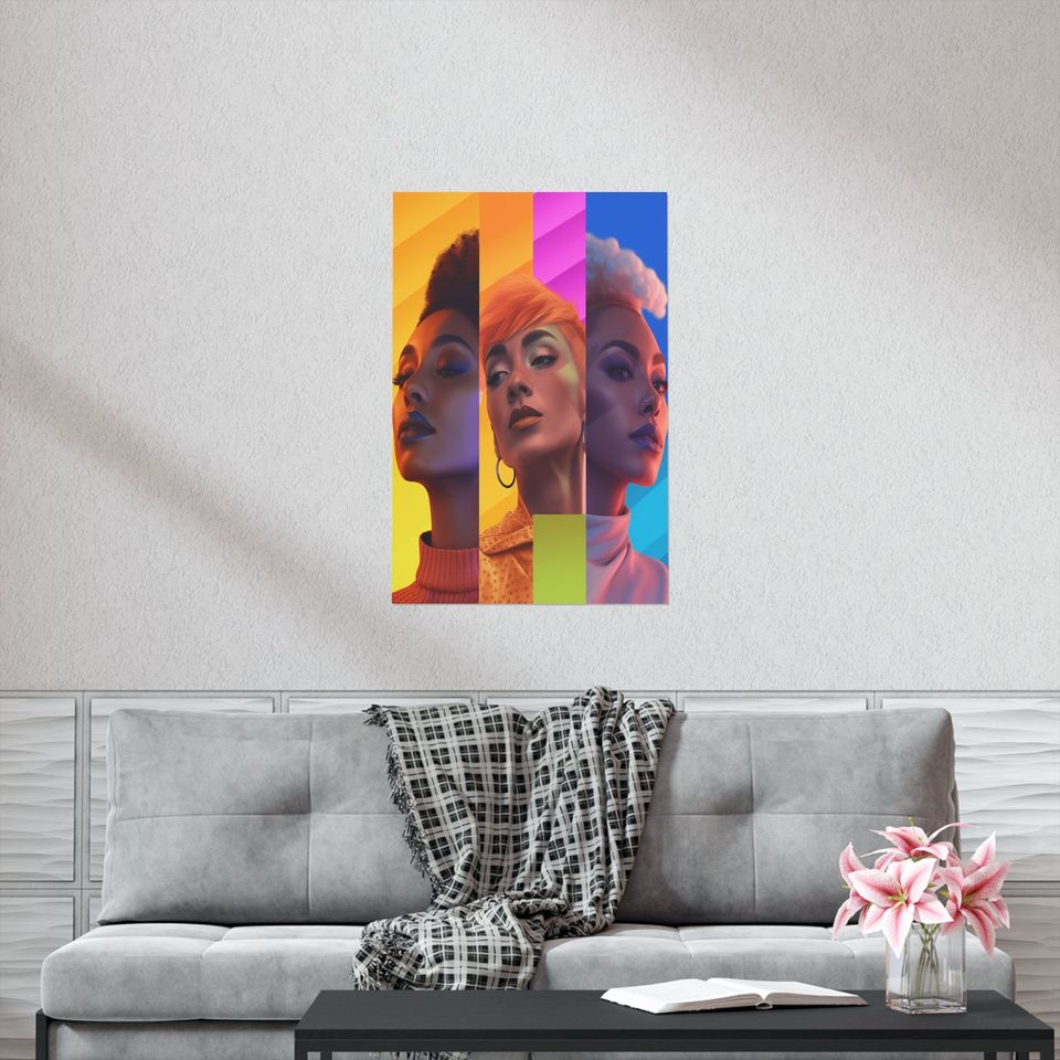 Museum-Grade Fine Art Premium Matte Vertical Poster