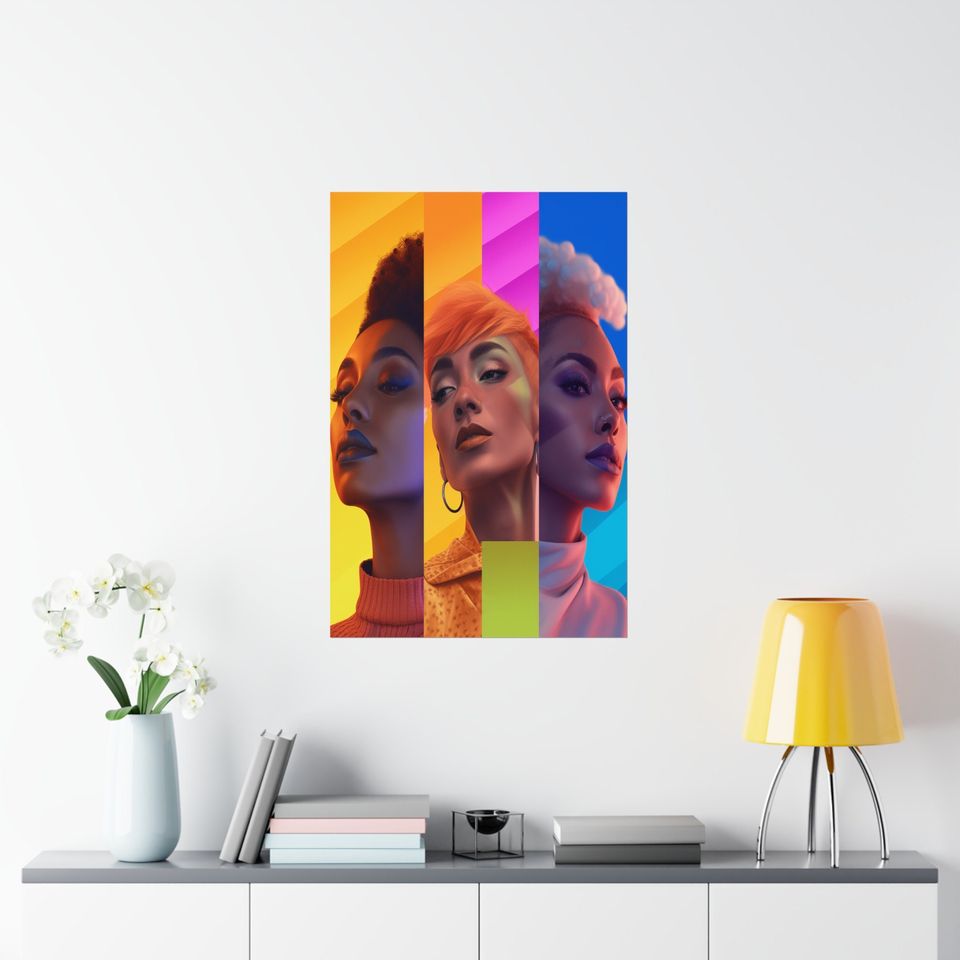 Museum-Grade Fine Art Premium Matte Vertical Poster