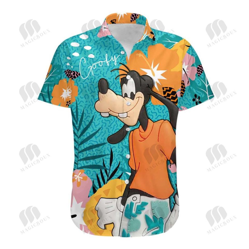 Goofy Retro Disney Hawaiian Shirt