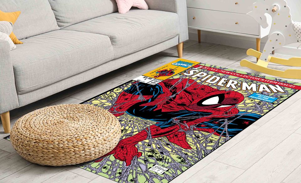 Spiderman Rug, Wall Hanging Rug