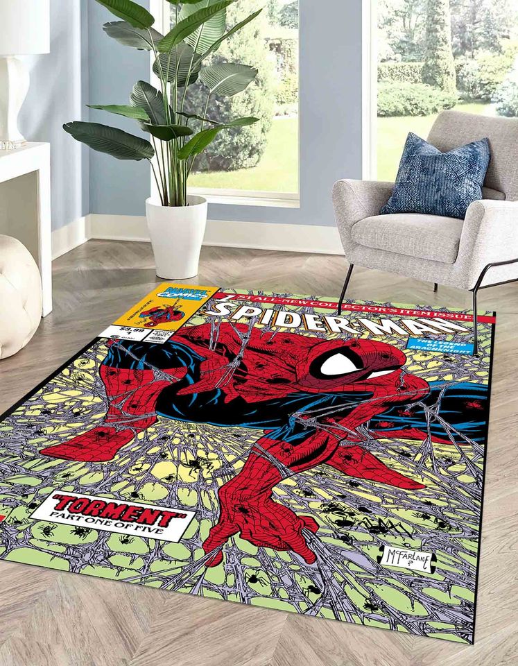 Spiderman Rug, Wall Hanging Rug