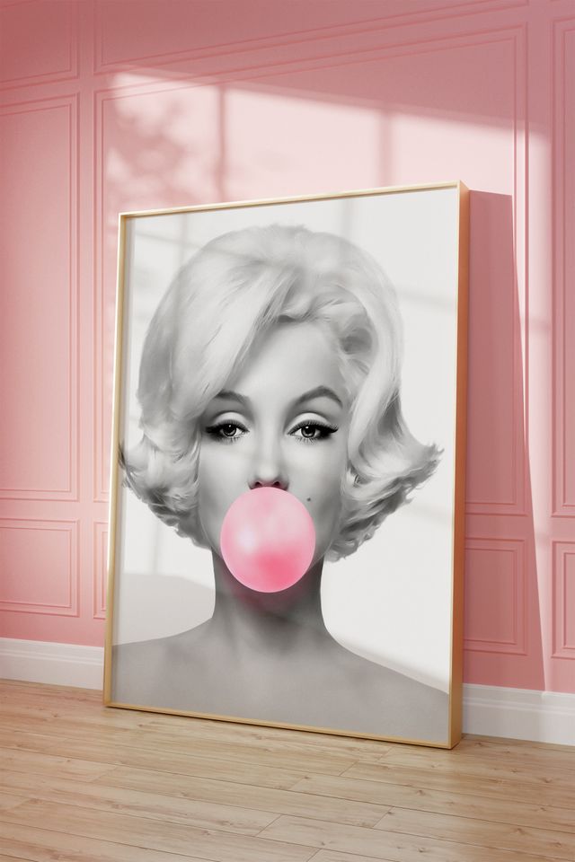 Marilyn Monroe  Bubble Gum Poster
