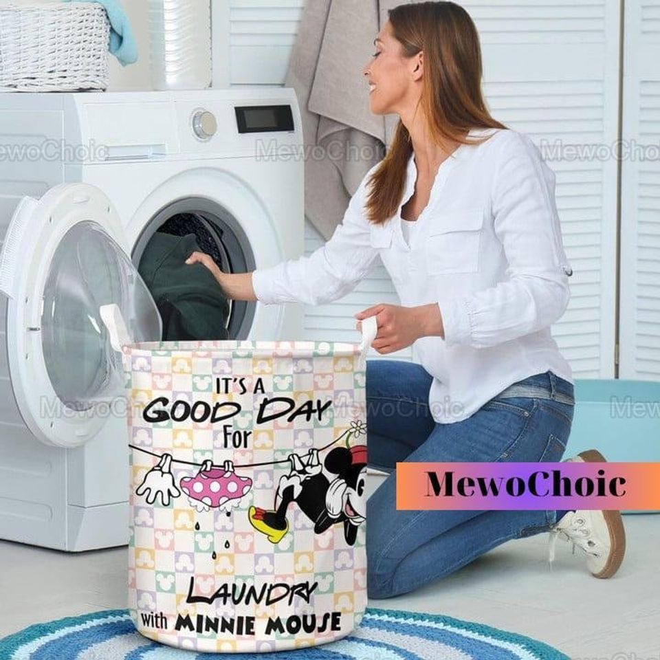 Minnie Mouse Laundry Basket, Minnie Clothes Basket