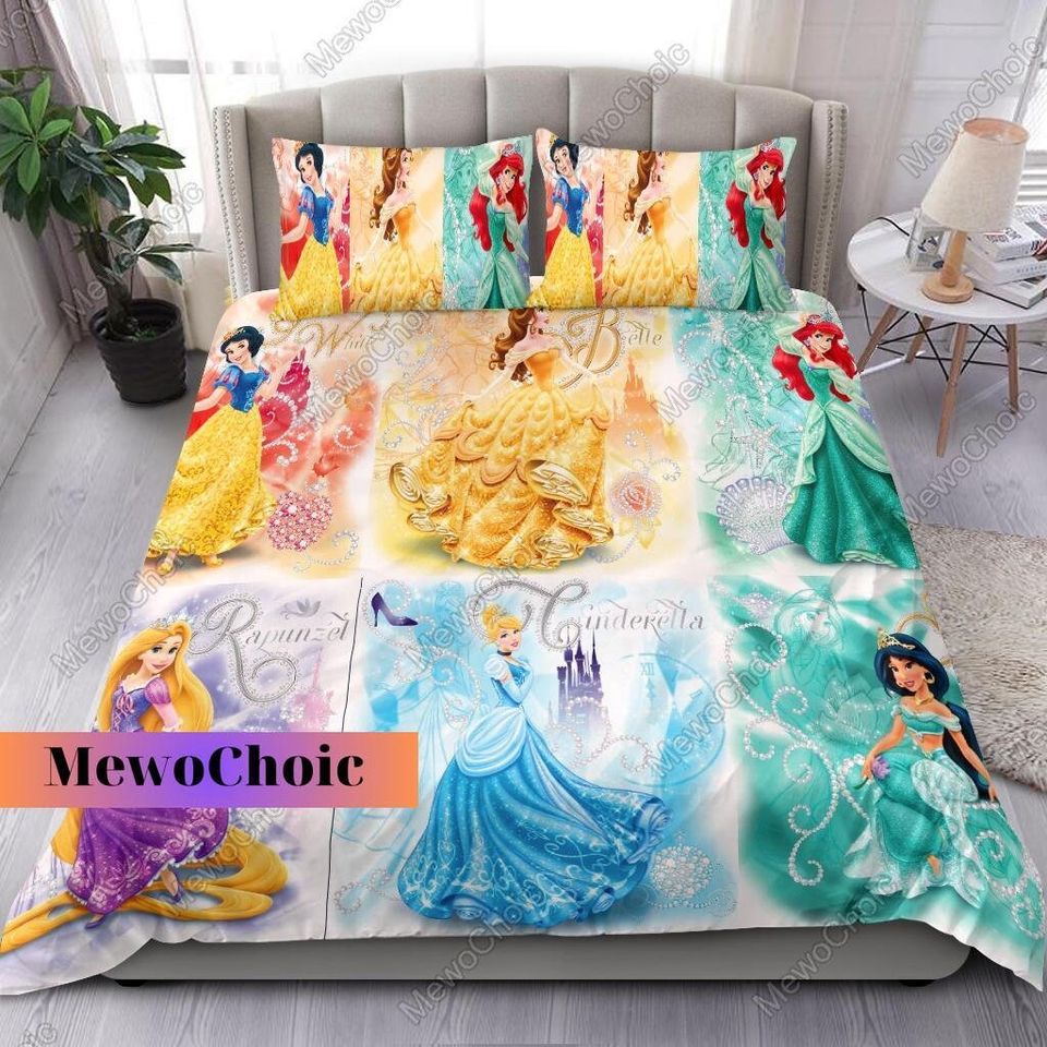 Disney Princess Bedding Set, Disney Princess Characters Bedding Sets