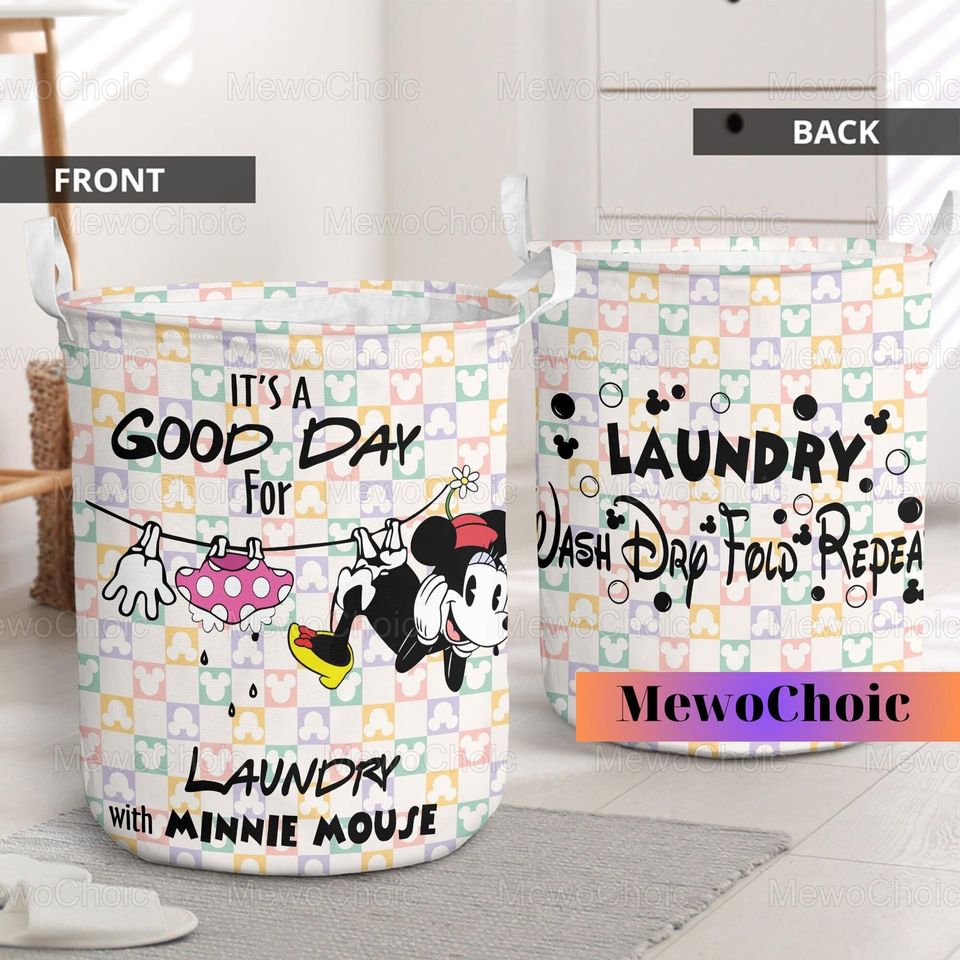 Minnie Mouse Laundry Basket, Minnie Clothes Basket