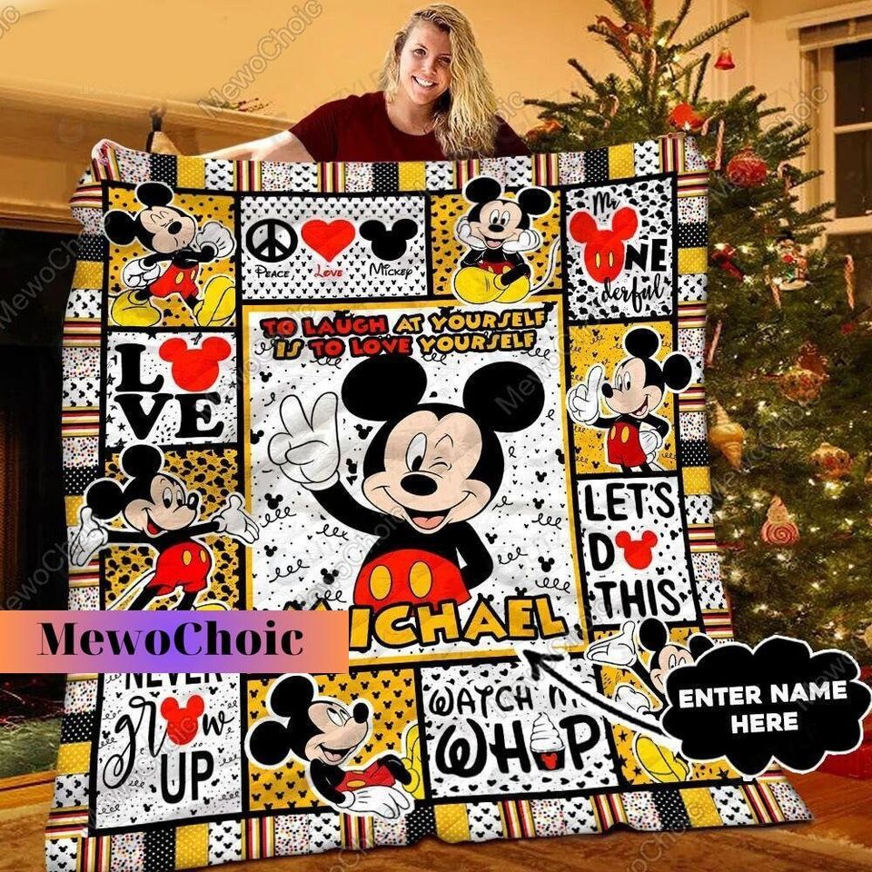 Mickey Mouse Disney Characters Fleece Blanket