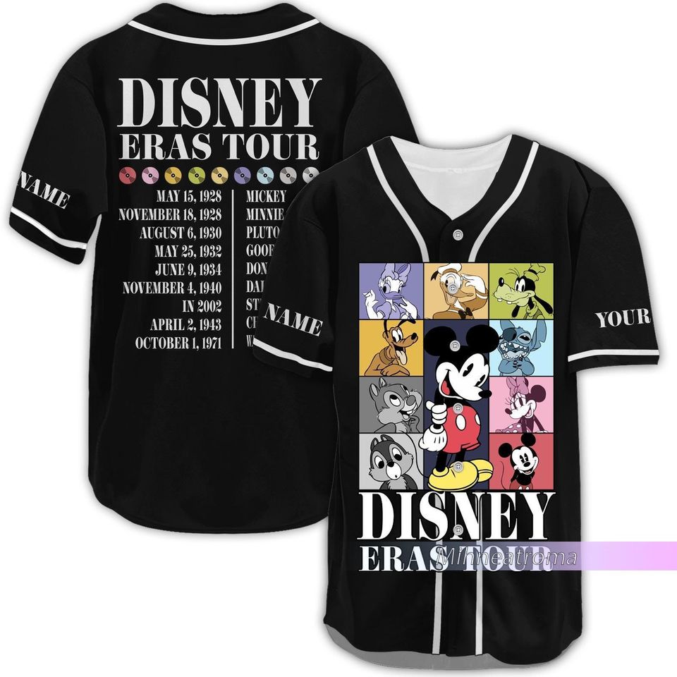Disneyland Eras Tour Baseball Jersey