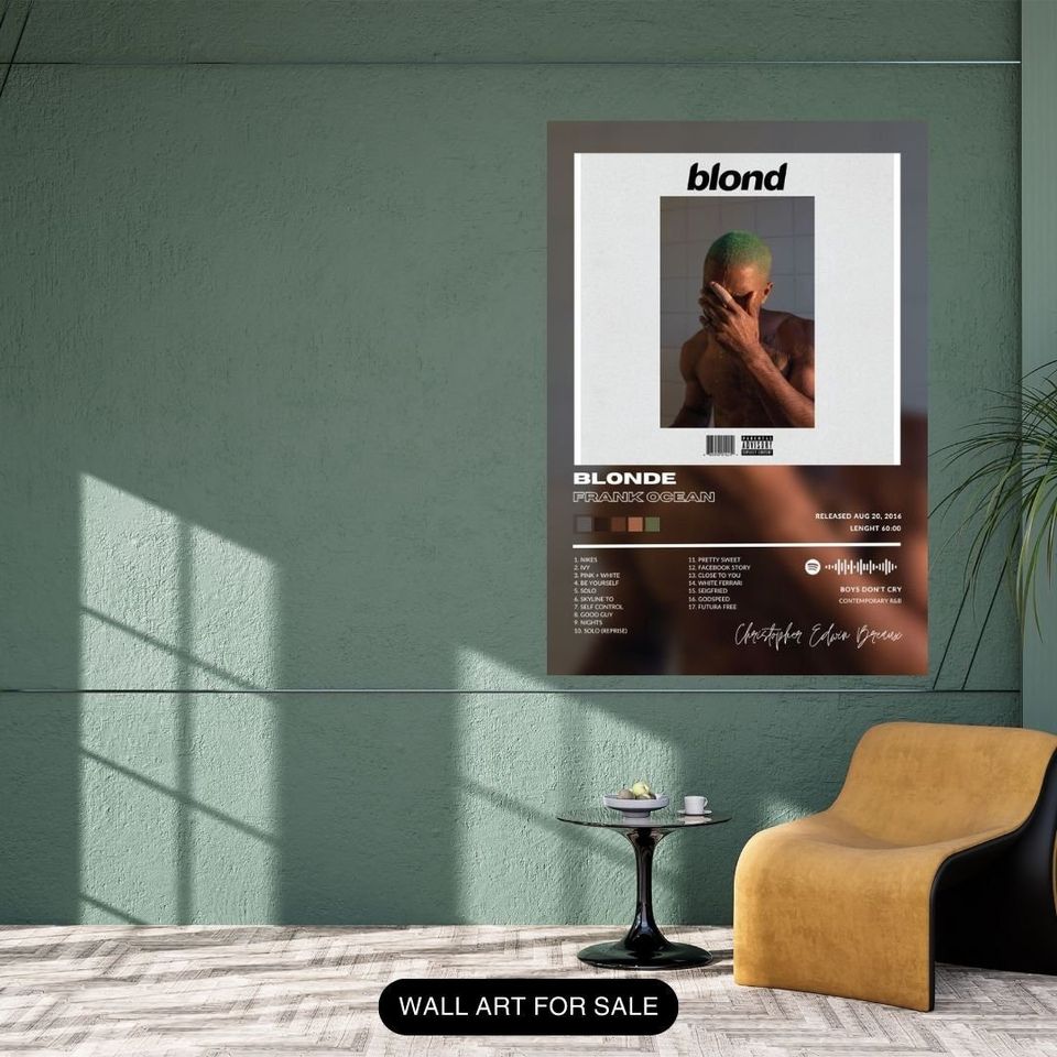 Frank Ocean - Blond Poster