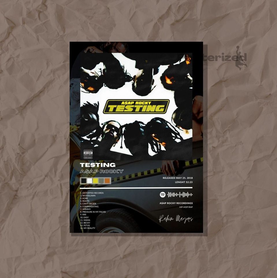 ASAP Rocky - Testing - Poster