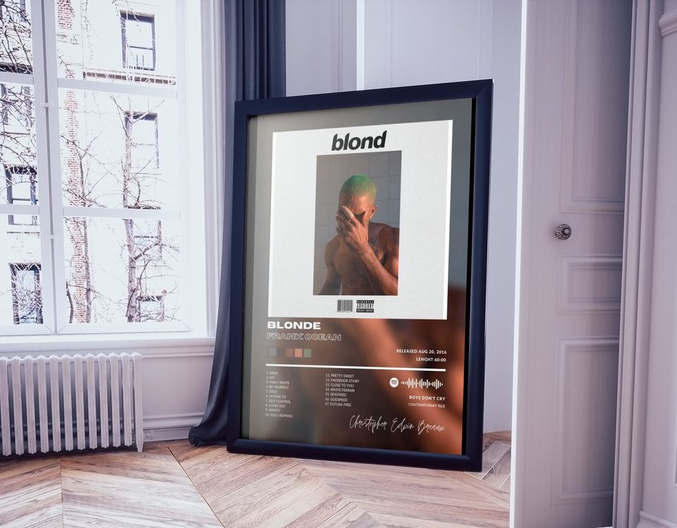 Frank Ocean - Blond Poster