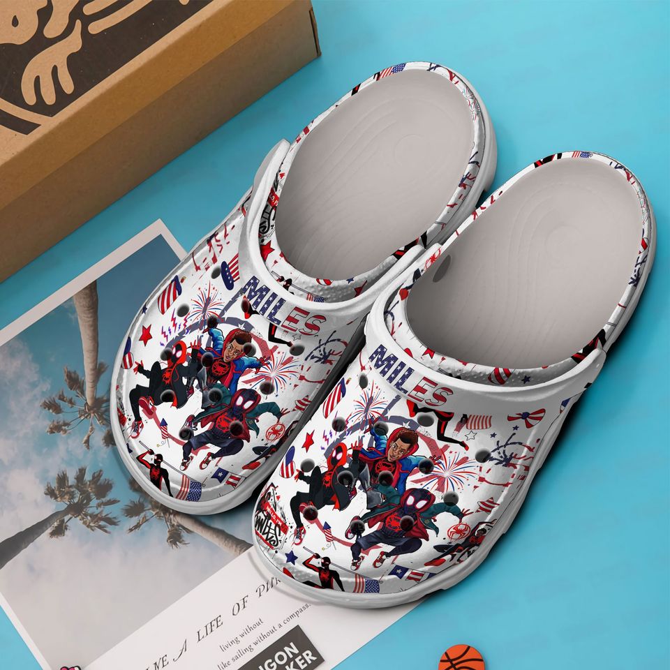 Spiderman Movie Cartoon Shoes, Spiderman Summer Clogs
