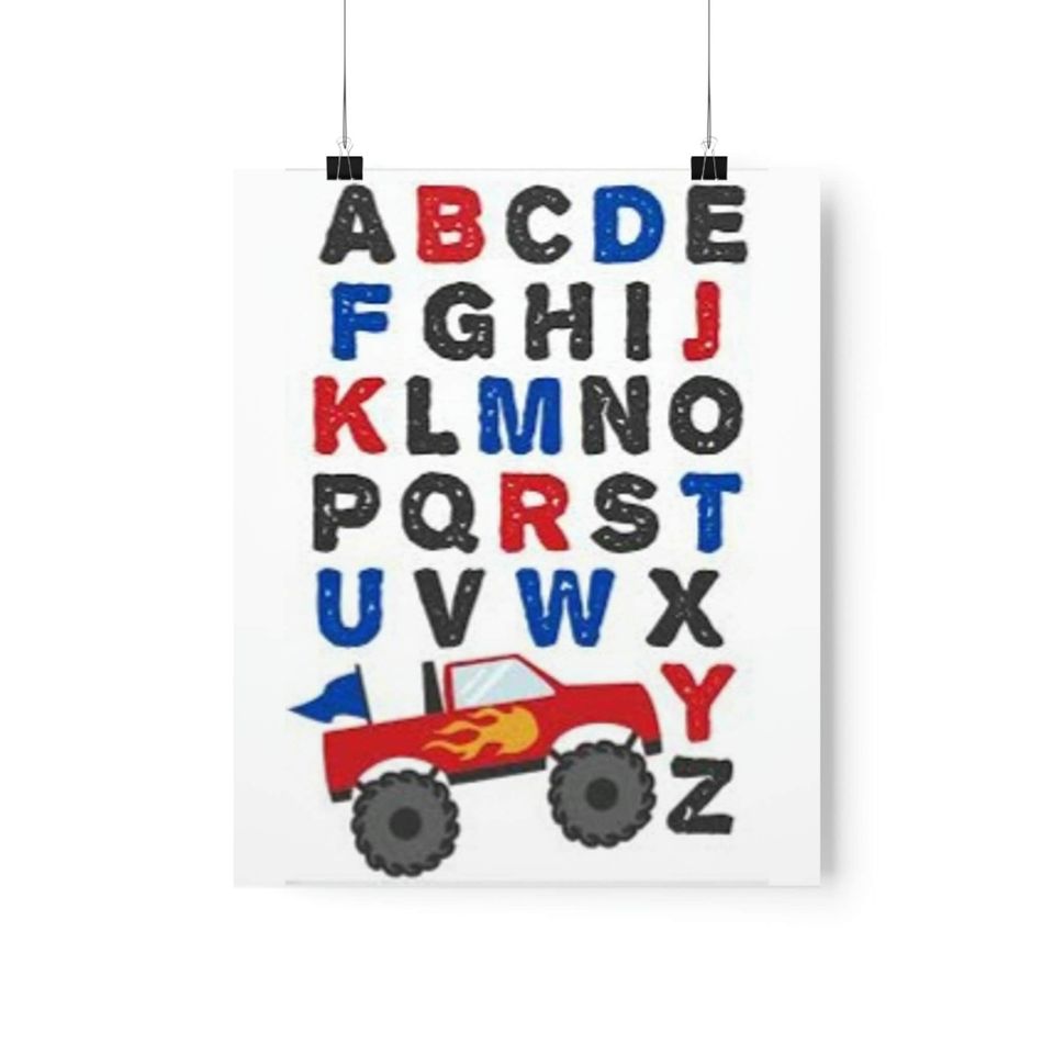 Premium Matte Vertical Posters - Alphabet