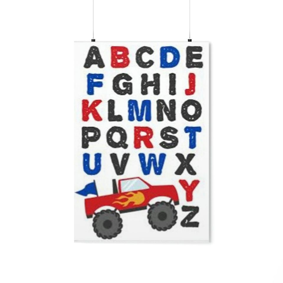 Premium Matte Vertical Posters - Alphabet