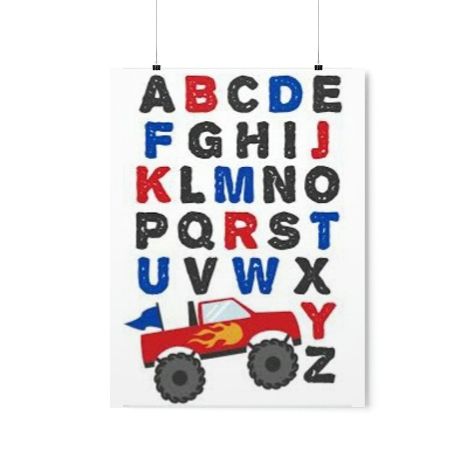 Premium Matte Vertical Posters - Alphabet