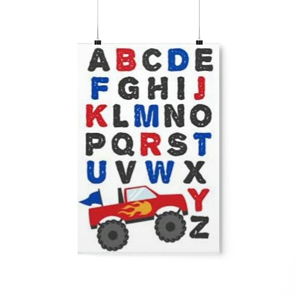 Premium Matte Vertical Posters - Alphabet