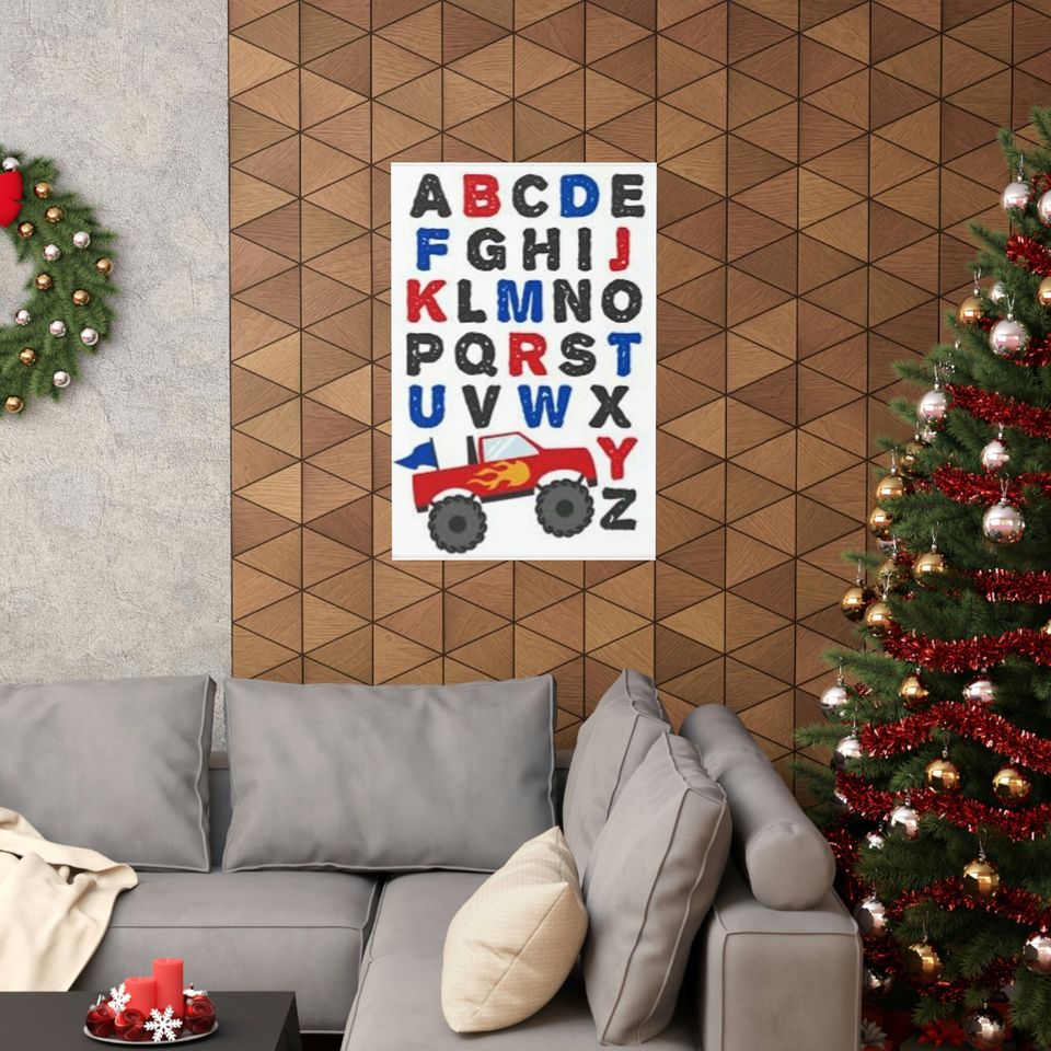 Premium Matte Vertical Posters - Alphabet