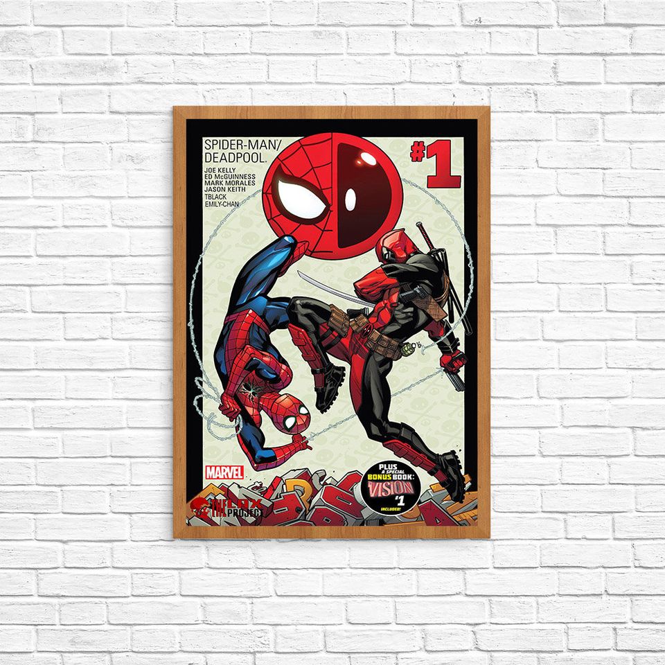 Spider - Man  Deadpool Poster Movie Poster
