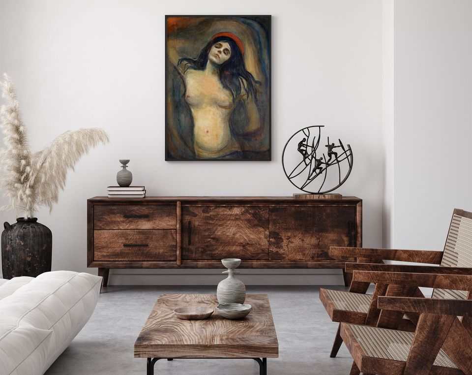 Edvard Munch Madonna Poster, Madonna Wall Decor