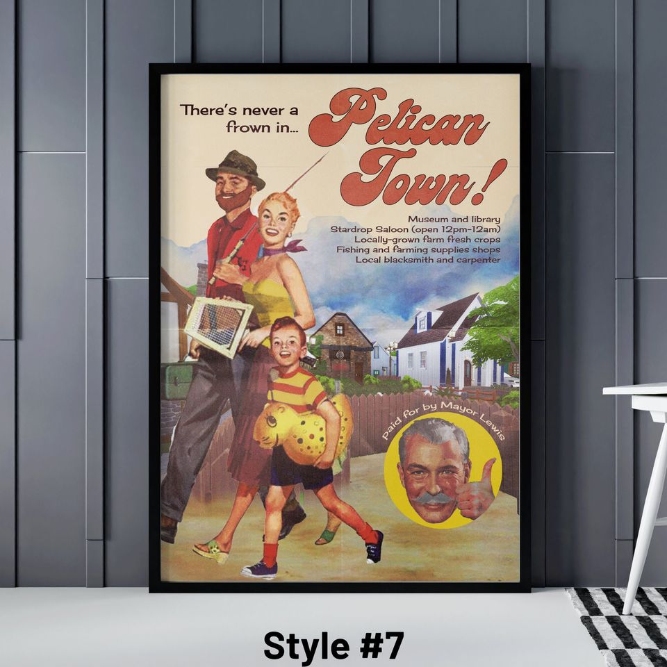 Stardew Valley Poster, 4 Stardew Valley Different Posters, Stardew Valley Print