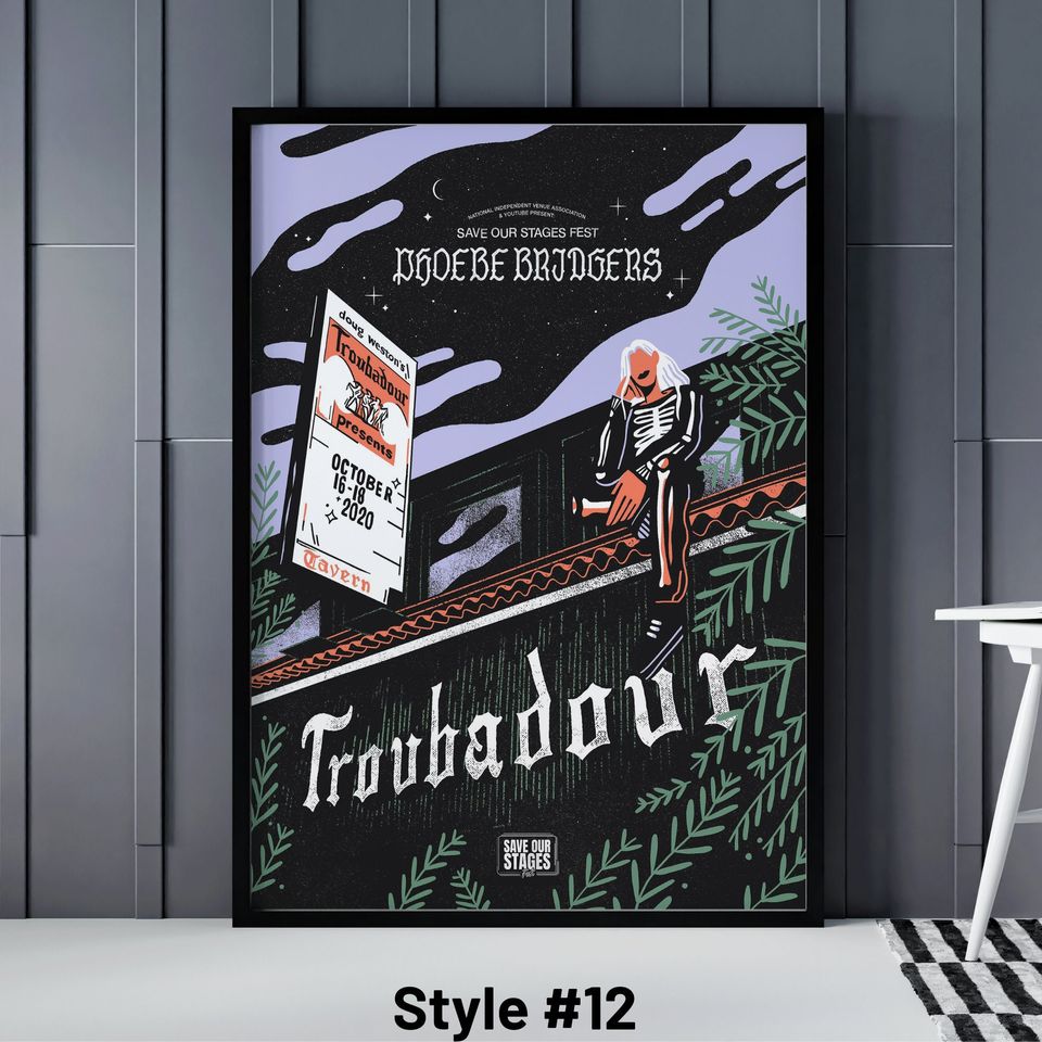 Phoebe Bridgers Punisher Poster, 6 Different Phoebe Bridgers Posters