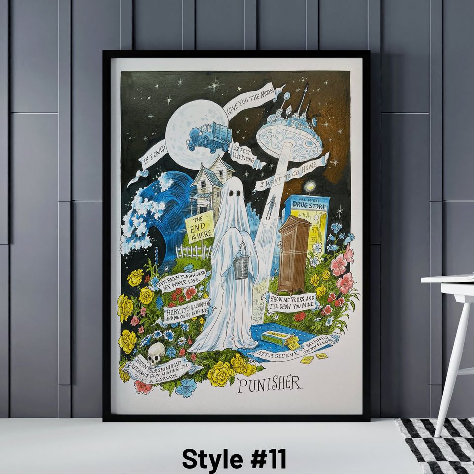 Phoebe Bridgers Punisher Poster, 6 Different Phoebe Bridgers Posters