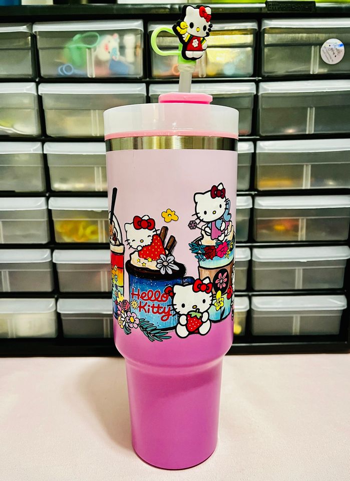 Soft Pink Hello Kitty Treats Tumbler