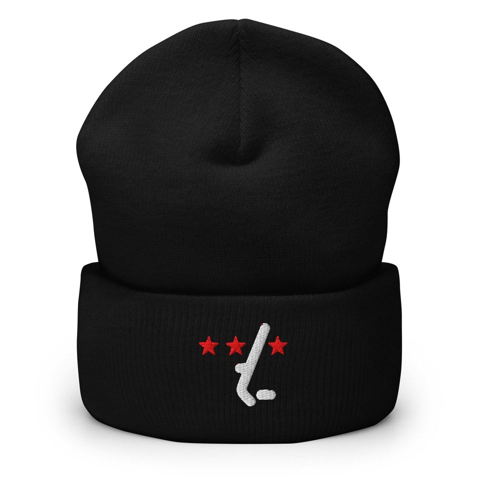 Washington Minimalist Embroidered Cuffed Beanie