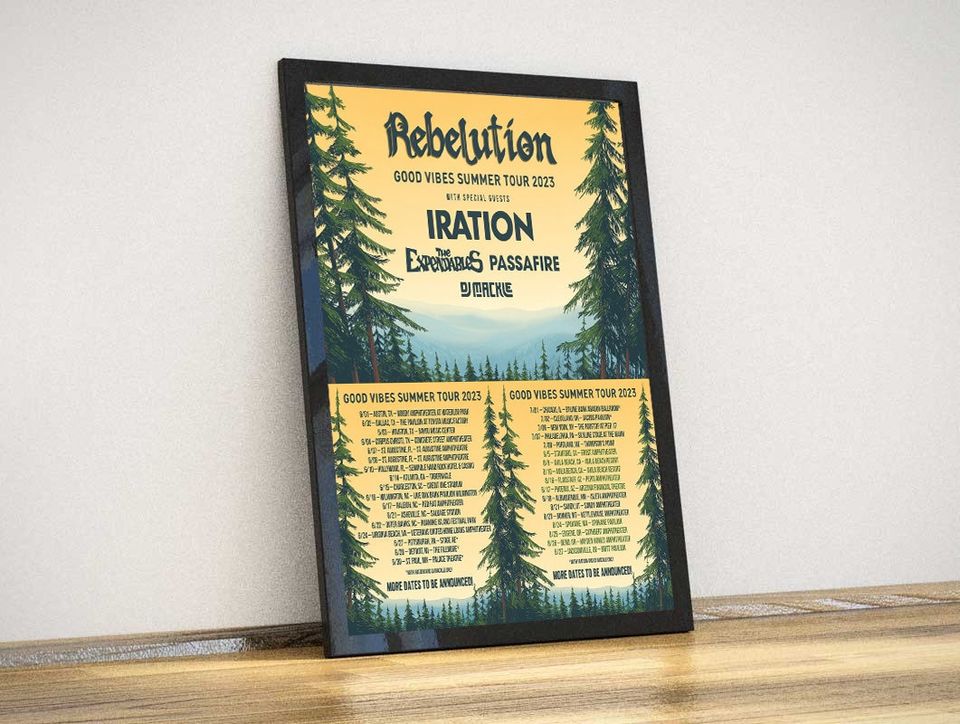 Rebelution Summer Tour Date 2023 Poster