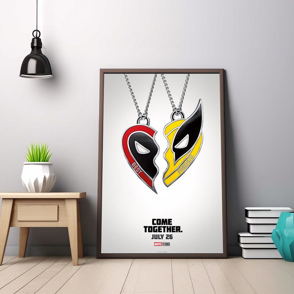Deadpool & Wolverine Movie Poster Print, High Quality