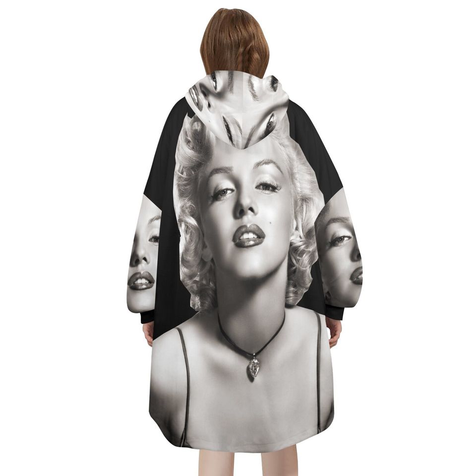 Marilyn Monroe Hoodie Blanket