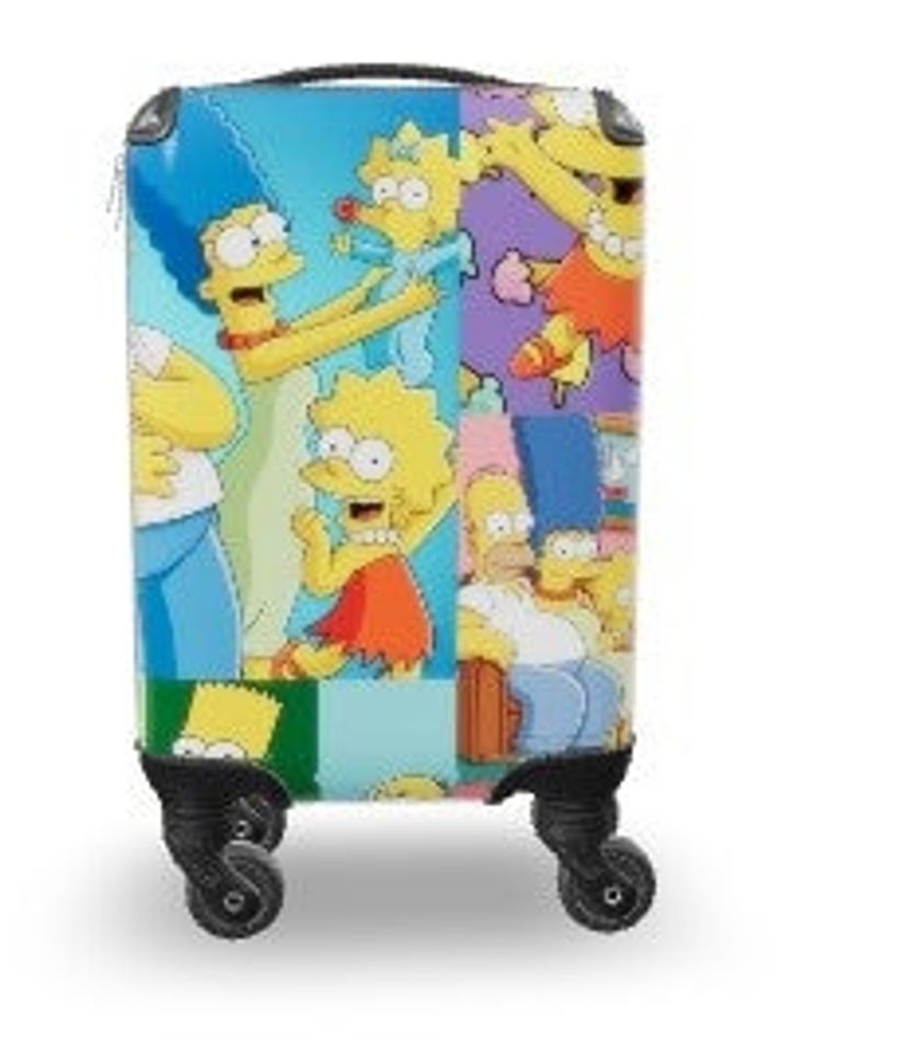 Simpsons Luggage Suitcase Travelling Gifts