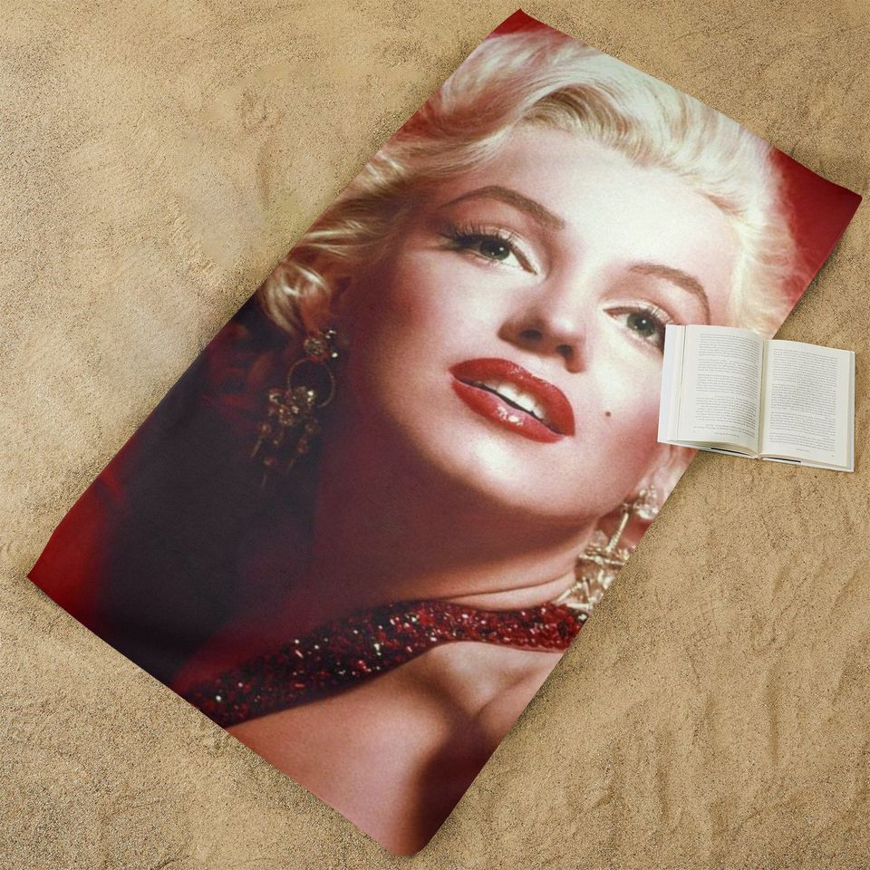 Marilyn Monroe Beach Towel, Marilyn Monroe Merch