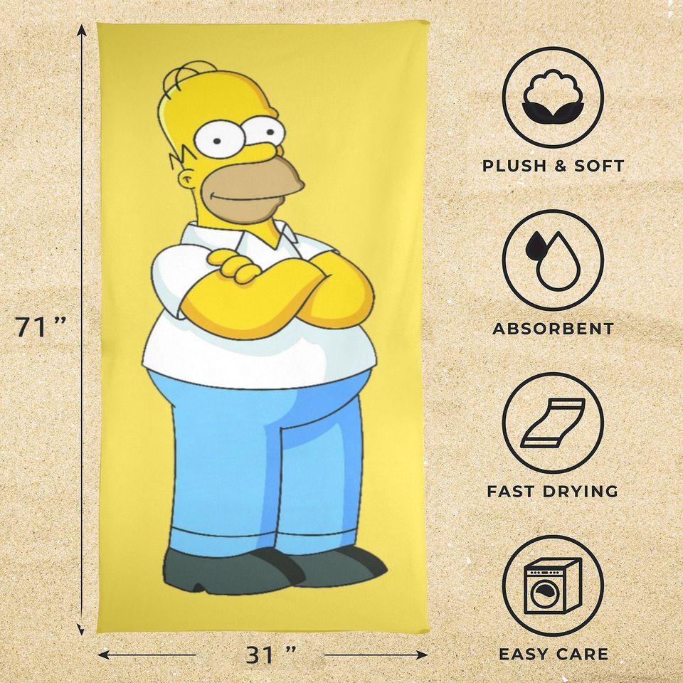 Simpsons Beach Towel
