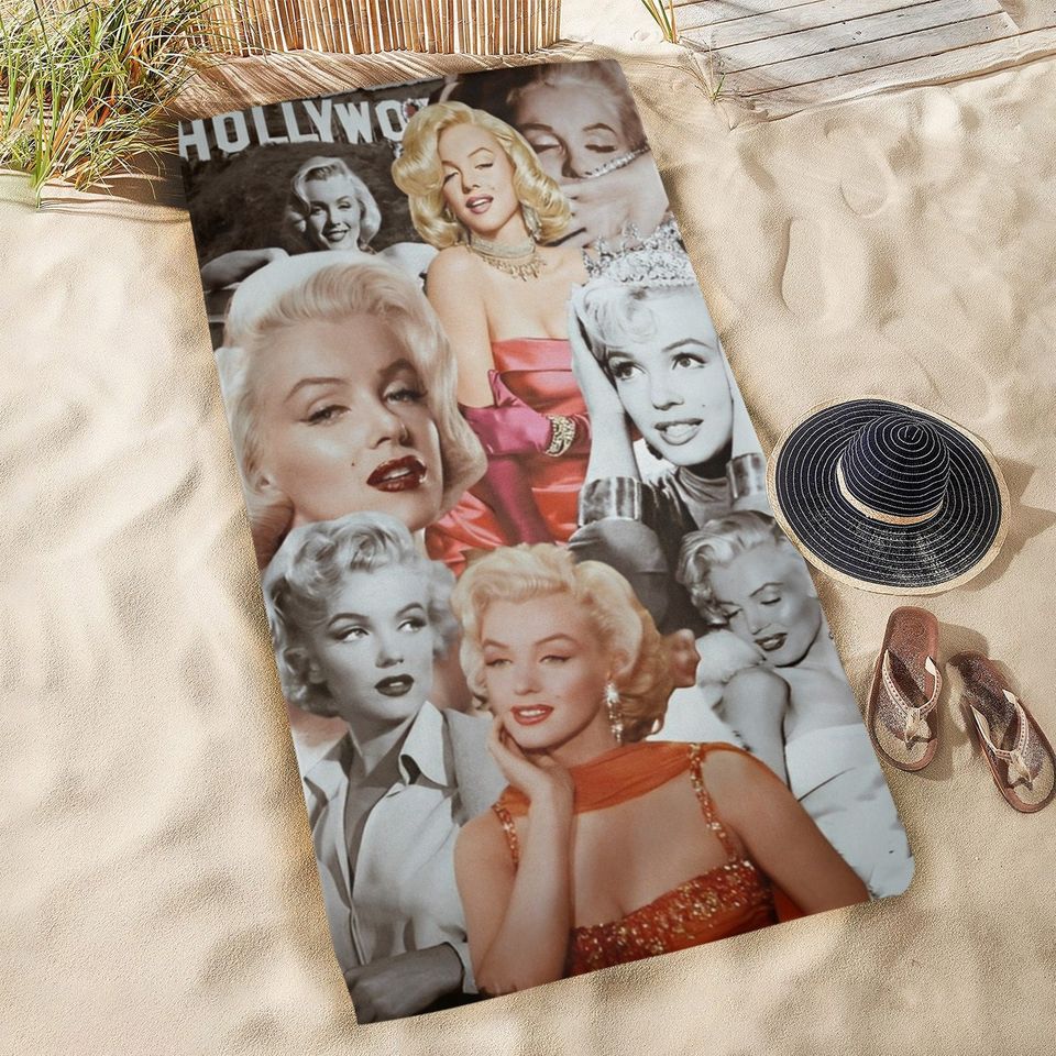 Marilyn Monroe Beach Towel, Marilyn Monroe Merch