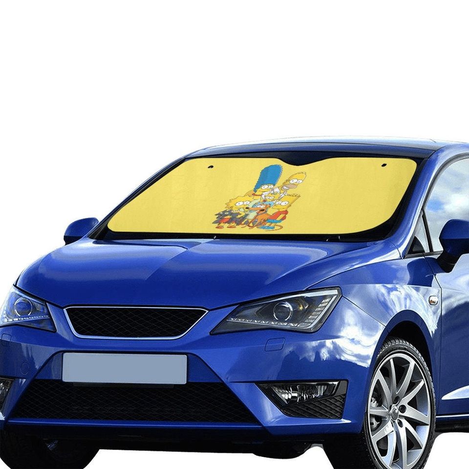 Simpsons Car Sun Shade