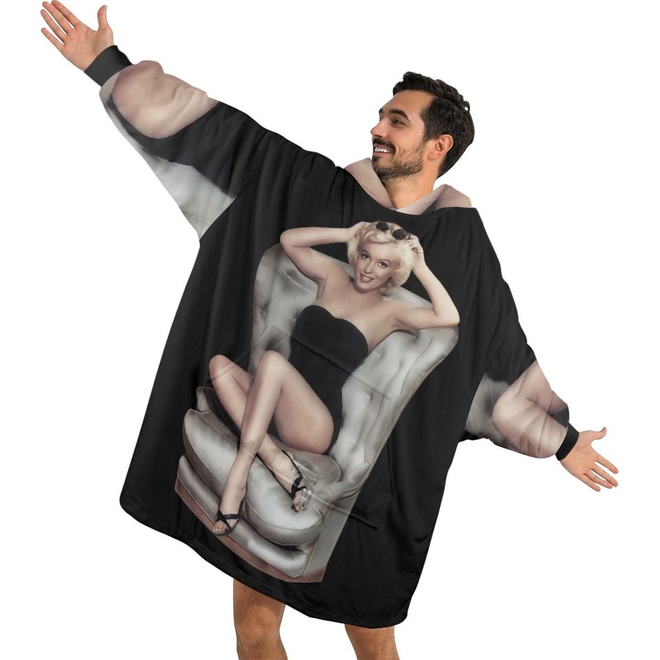 Marilyn Monroe Hoodie Blanket
