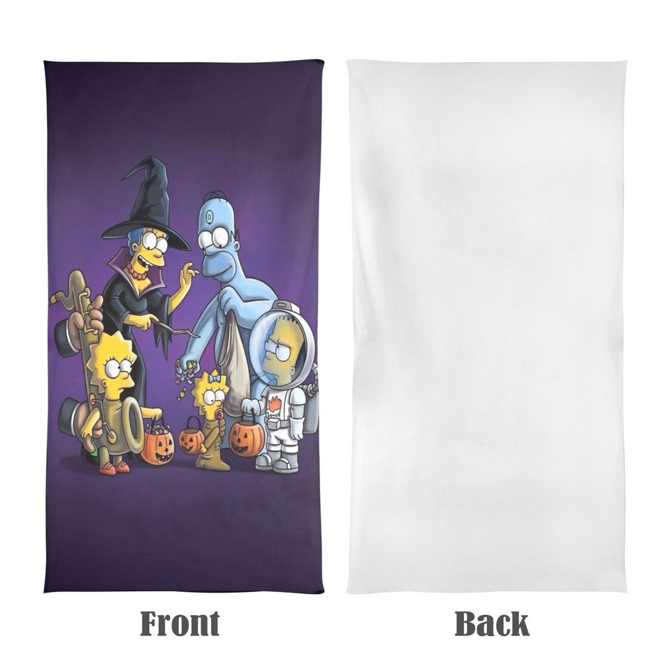Simpsons Beach Towel Halloween