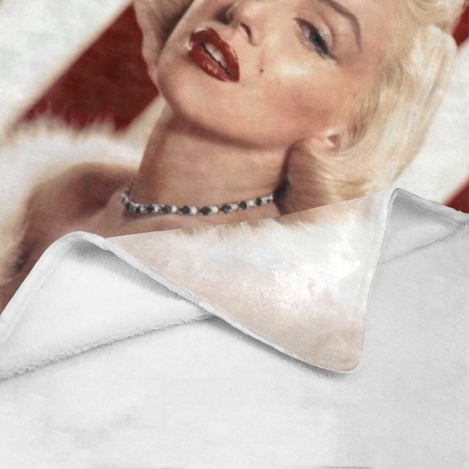 Marilyn Monroe Fleece Blanket for Home Decor and Gift