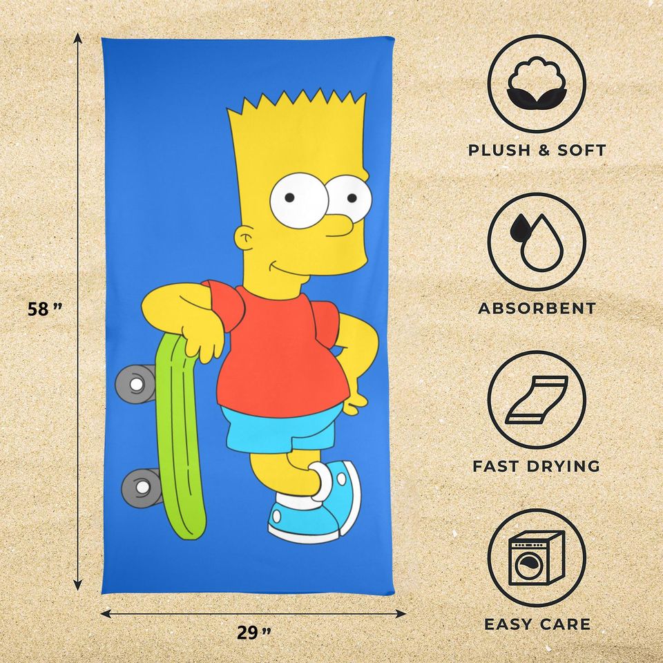 Simpsons Beach Towel