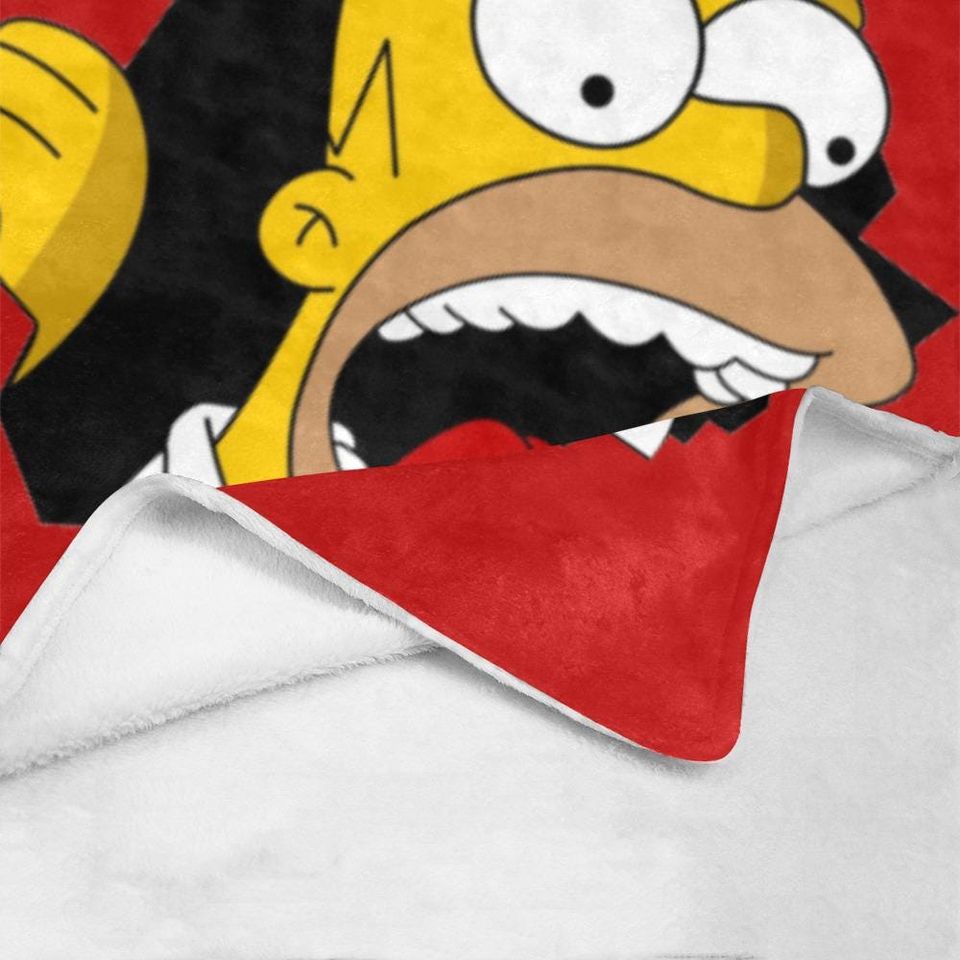 Simpsons Family Fleece Blanket