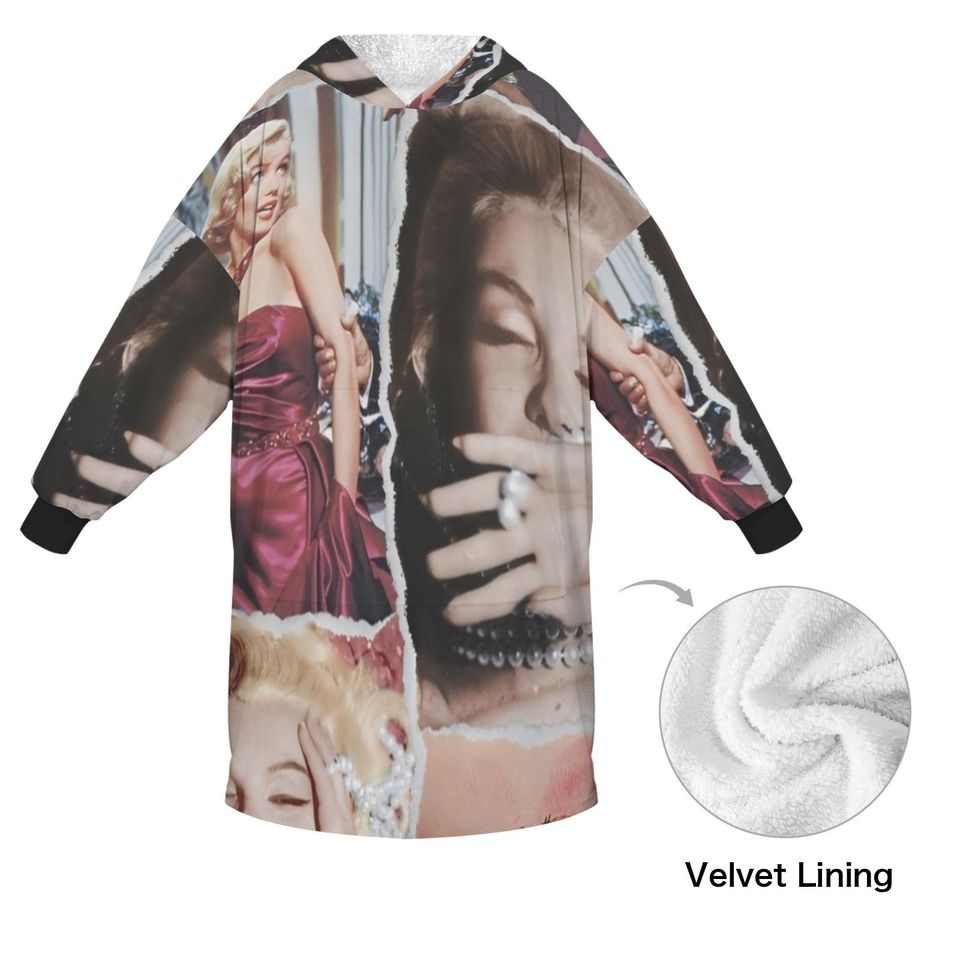 Marilyn Monroe Hoodie Blanket