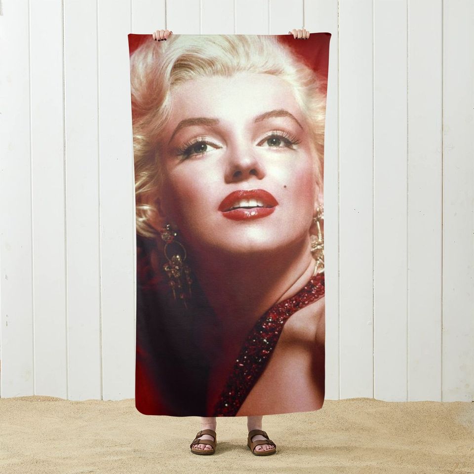 Marilyn Monroe Beach Towel, Marilyn Monroe Merch