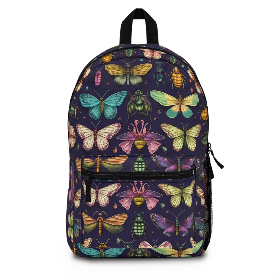 Beatrix Backpack, Back To School Backpack, EDC, School Bags, Laptop Backpack, Lightweight Backpack, Waterproof Backpack, Butterfly Backpacks