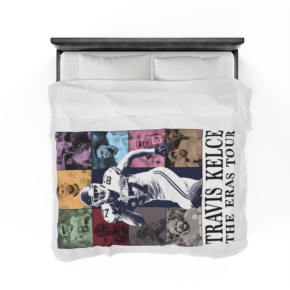 Travis Kelce Eras Tour Throw Blanket